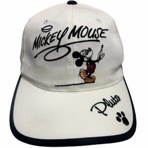 Mickey Minnie Pluto Goofy Signatures Baseball Hat